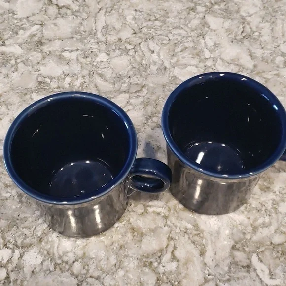 Fiesta set of 2 Twilight Tom and Jerry coffee mugs, Fiestaware - Picture 2 of 6